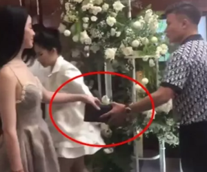 Quang Hải và 'bạn gái tin đồn' cùng xuất hiện trong đám cưới của Hà Đức Chinh