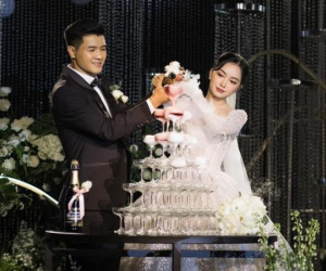 Hà Đức Chinh và Mai Hà Trang có chia sẻ đầu tiên sau đám cưới, nam cầu thủ bị vợ tố là người 'ki bo'