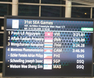 Singapore bị tước HCV, tranh cãi nảy lửa ở môn bơi SEA Games 31