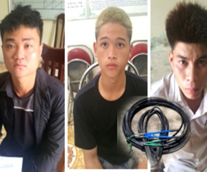 Cắt trộm cáp viễn thông bán lấy tiền ăn tiêu