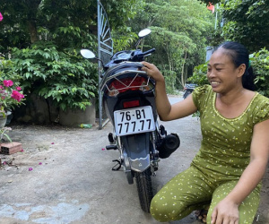 Chiếc xe máy được trả giá 200 triệu đồng vì mang biển số ngũ quý 7