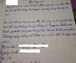 Cháu viết văn 'bóc phốt' ông nội, câu chốt biết ngay vị trí 'nóc nhà' là ai