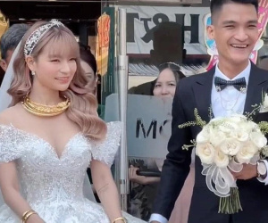 Cận cảnh bên trong đám cưới không khác gì nhà hàng 5 sao của Mạc Văn Khoa - Vy Pumpe tại quê nhà Hải Dương