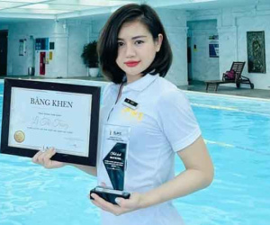 Chang Chang: HLV Bơi lội sở hữu nhan sắc xinh như hotgirl 'đốn tim' cộng đồng mạng