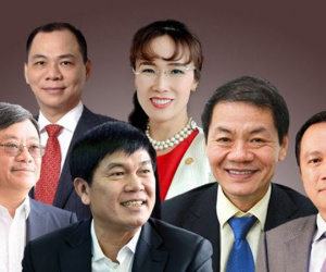 Chứng khoán lao dốc, tài sản 7 tỷ phú USD Việt Nam biến động ra sao?