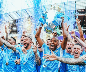 Ngược dòng 'điên rồ', Man City bảo vệ thành công ngôi vô địch Premier League