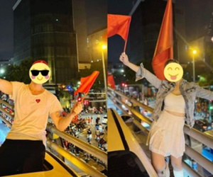 Vô tình cùng 'đi bão' một địa điểm, dân tình nghi vấn hai sao Vbiz đã ngầm hẹn hò từ lâu?