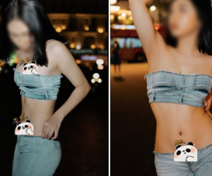 Gái xinh mặc đồ theo phong cách '1 quần cân hết', dân mạng nhào vào hỏi: 'Rồi ngồi sao?'