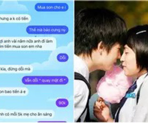 Dở khóc dở cười với nam thanh niên nhịn ăn sáng 20 ngày mua son cho bồ vẫn bị bé 'đá đít'