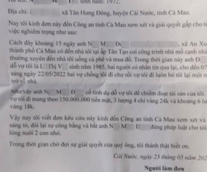 Người đàn ông 'cầu cứu' vì vợ mang nhiều tiền, vàng 'theo nhân tình'