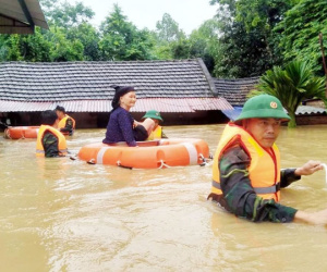 Tam Đảo ngập thành sông vì lượng mưa kỷ lục trong vòng 60 năm