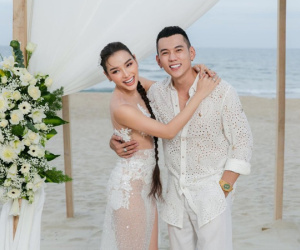 'Chịu chơi' như Phương Trinh Jolie: Tổ chức thêm tiệc cưới ở biển, ảnh cưới ngắm mãi không hết