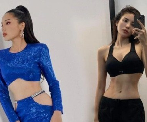 Khoe đường thắt eo đẹp đến siêu thực, Kỳ Duyên bị hỏi có 'rút xương sườn' hay không?