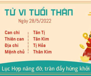 Tử vi thứ 7 ngày 28/05/2022 của 12 con giáp: Tý đón lộc, Hợi gặp thách thức