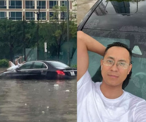 Người đàn ông lên tiếng khi bỗng nổi tiếng sau bức ảnh đứng trên xe Mercedes