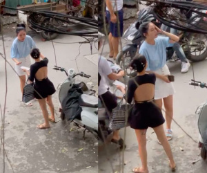 Góc quay khác vụ người phụ nữ bị hành hung sau va chạm giao thông: 'Nữ tài xế ô tô bị tát đỏ mặt vẫn bình tĩnh giải thích'