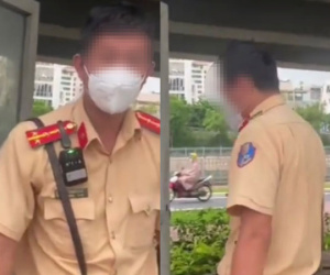 Xôn xao clip nam thanh niên tố CSGT TP.HCM 'lấy 1 triệu đồng' của người vi phạm