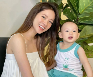 Trương Hoàng Mai Anh rạng rỡ khoe dung mạo con trai đầu lòng