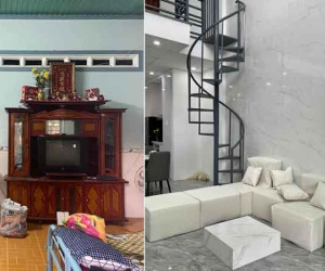 Nam thanh niên 22 tuổi khoe thành quả cải tạo nhà cho mẹ, nhìn chiếc cầu thang mà dân tình 'toát mồ hôi' vì tiền đình