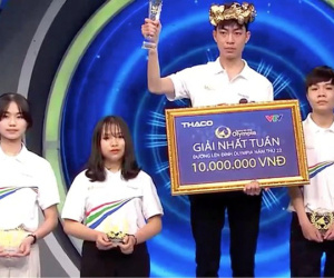 Nam sinh Quảng Bình xuất sắc giành vòng nguyệt quế cuộc thi tuần Olympia