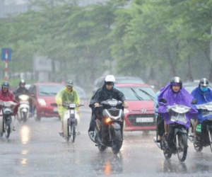 Thời tiết hôm nay 16/6: Các tỉnh miền Bắc tiếp tục có mưa rào và rông