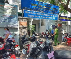 Công an đang khám xét trụ sở CDC Khánh Hòa