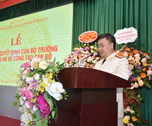 Bổ nhiệm Cục phó Cục Cảnh sát điều tra tội phạm về ma tuý