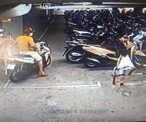 Bé gái ngã lộn nhào trên thanh chắn, phản xạ của người bố khiến bậc làm cha mẹ đồng cảm