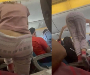Nữ hành khách trèo lên ghế, nhảy qua người khác trên máy bay gây phẫn nộ