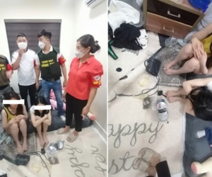 Bắt quả tang nhóm nữ 9X, 10X cùng các loại ma túy trong căn hộ chung cư
