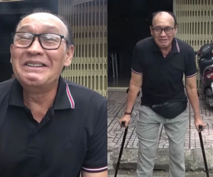 Nghệ sĩ hài Duy Phương đi đứng khó khăn hậu gặp tai nạn giao thông