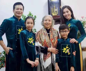 Vợ Á hậu hiếm hoi nhắc đến con riêng 'Shark' Hưng