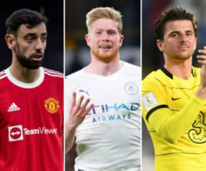 Bruno Fernandes bị đánh giá thấp ở BXH các tiền vệ công hay nhất thế giới