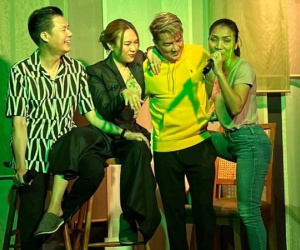 Fan 'Làn sóng xanh' bồi hồi khi Mỹ Tâm, Đàm Vĩnh Hưng, Quang Dũng, Hồng Ngọc tái ngộ hát hò