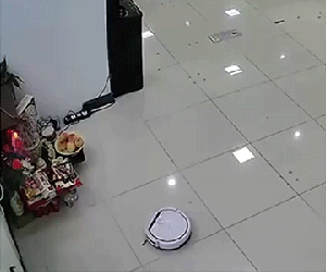 'Hiện đại đâm hại điện': Cô chủ phát cáu vì chiếc máy hút bụi cứ tự nhiên 'xin lộc' trên bàn thờ