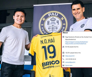 Quang Hải đá ở đâu trong đội hình Pau FC?