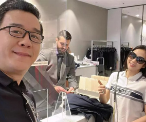 'Vua cá Koi' sung sướng khi được vợ mới phục vụ chân tơ kẽ tóc tại Mỹ