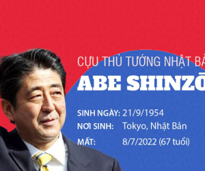Cựu Thủ tướng Nhật Bản Abe Shinzo qua đời