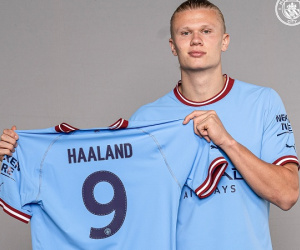 Haaland ra mắt Man City cùng số áo trong mùa giải 2022/23
