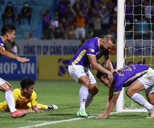 Đánh bại Hải Phòng, Hà Nội FC san bằng điểm số với chính đối thủ