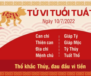 Tử vi Chủ Nhật ngày 10/07/2022 của 12 con giáp: Dậu đón tài lộc, Tuất đề phòng tiểu nhân
