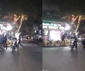 Nhóm 'trẻ trâu' chém nhầm người ở quán ngan cháy tỏi phố Hàng Thiếc