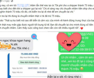 Chuyển khoản nhầm 75 triệu tiền hàng, người phụ nữ hoảng hốt khi nhận cuộc gọi từ shipper