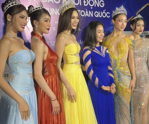 Dàn hậu đổ bộ thảm đỏ, Đỗ Mỹ Linh vắng mặt sau tin đồn kết hôn chủ tịch CLB Hà Nội