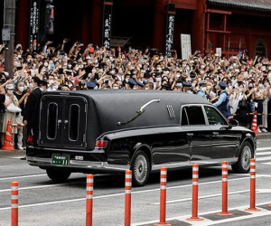 Thi hài cố Thủ tướng Nhật Bản Abe Shinzo được hỏa táng