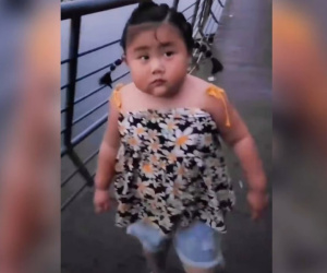 Bé gái gây sốt mạng xã hội Trung Quốc vì khuyên bố không cần giảm cân