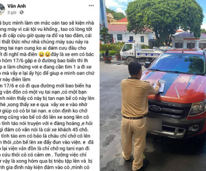 Nữ tài xế ở Quảng Ninh bức xúc vì giúp người gặp nạn đi cấp cứu nhưng lại bị gia đình nạn nhân kiện ngược
