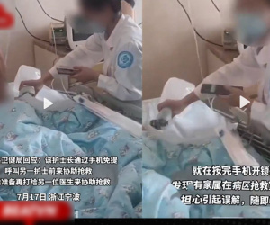 Bệnh nhân 3 tuổi sốt cao khó thở, bác sĩ vừa cấp cứu vừa chơi điện thoại, cháu bé tử vong chỉ sau vài tiếng và sự thật gây chấn động