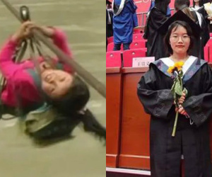 Nữ sinh đu dây cáp vượt sông đi học trở thành bác sĩ