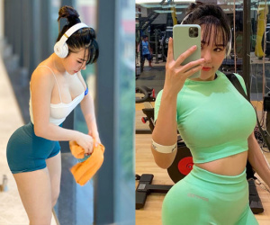 Nữ gymer 9x Vĩnh Phúc khoe thân hình bốc lửa vạn người mê